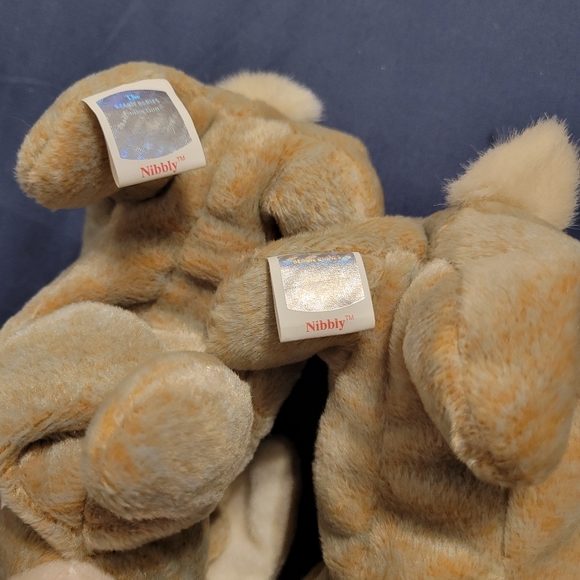 TY Beanie Baby 2 NIBBLY the Brown Rabbit original bunny 1998 new with tags - Picture 4 of 6